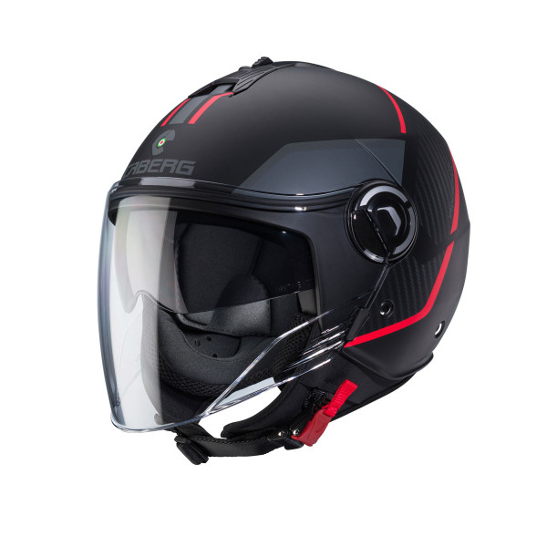 CABERG Caberg Riviera V4X Geo Matte Black/Red/Anth Helmet